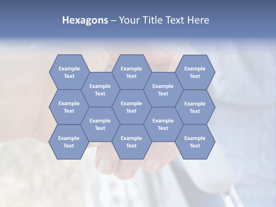 Medical Touching Caregiver PowerPoint Template