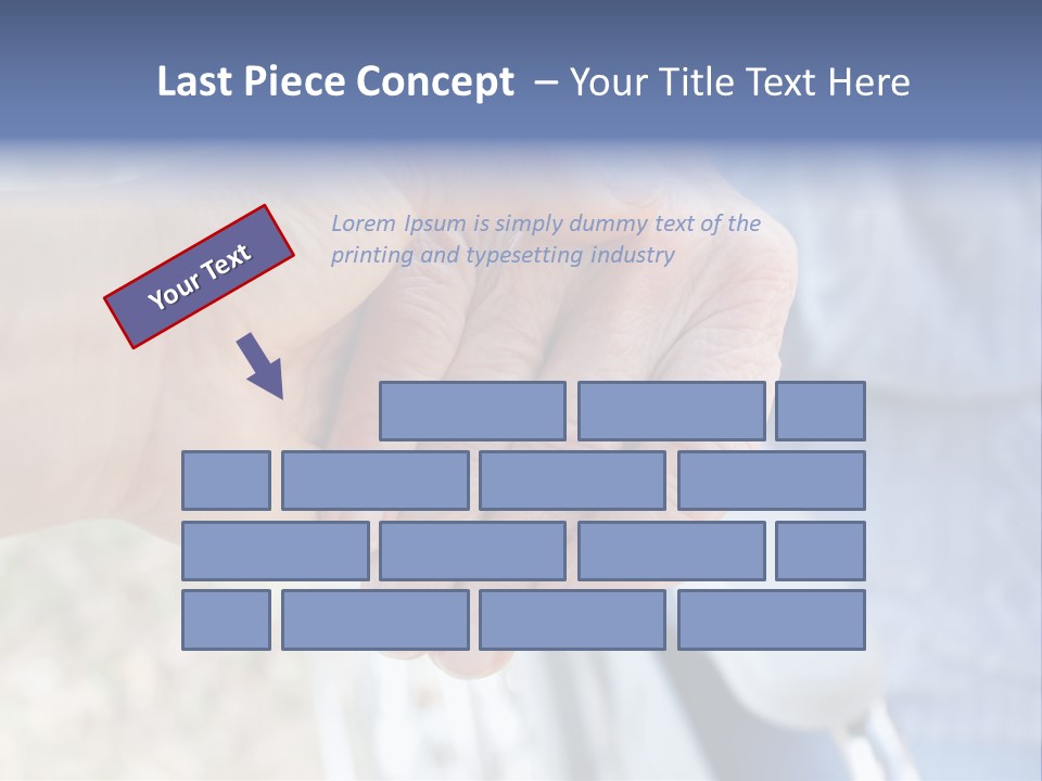Medical Touching Caregiver PowerPoint Template
