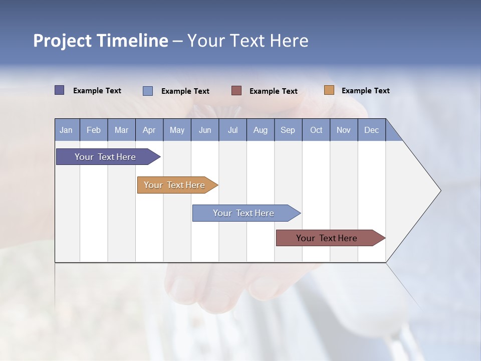 Medical Touching Caregiver PowerPoint Template