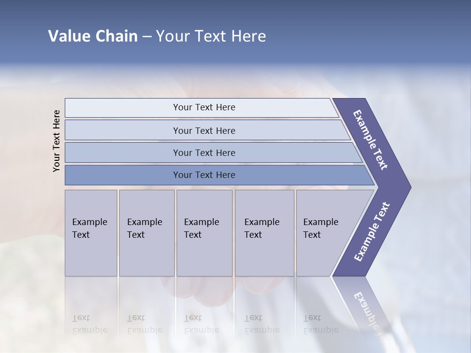 Medical Touching Caregiver PowerPoint Template