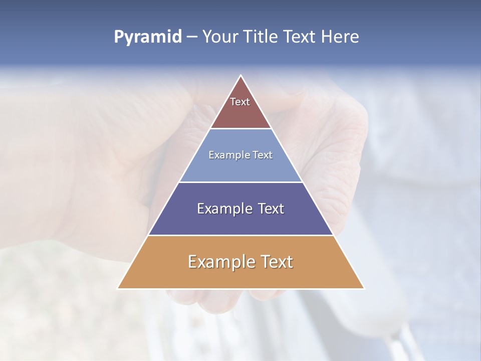 Medical Touching Caregiver PowerPoint Template