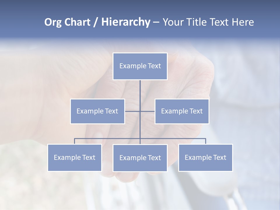 Medical Touching Caregiver PowerPoint Template