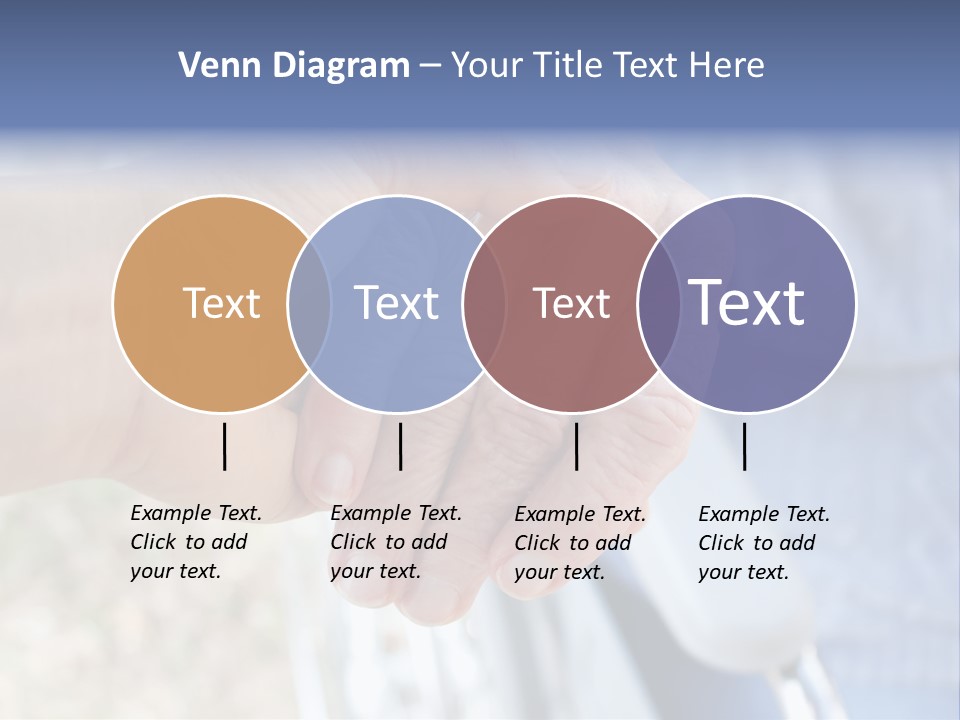 Medical Touching Caregiver PowerPoint Template