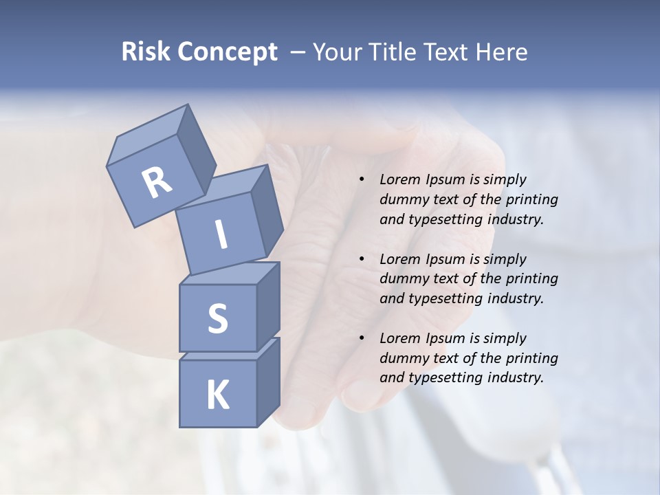 Medical Touching Caregiver PowerPoint Template