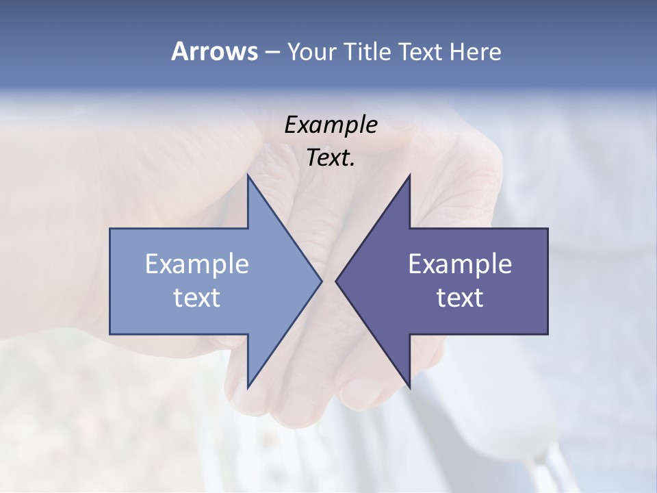 Medical Touching Caregiver PowerPoint Template