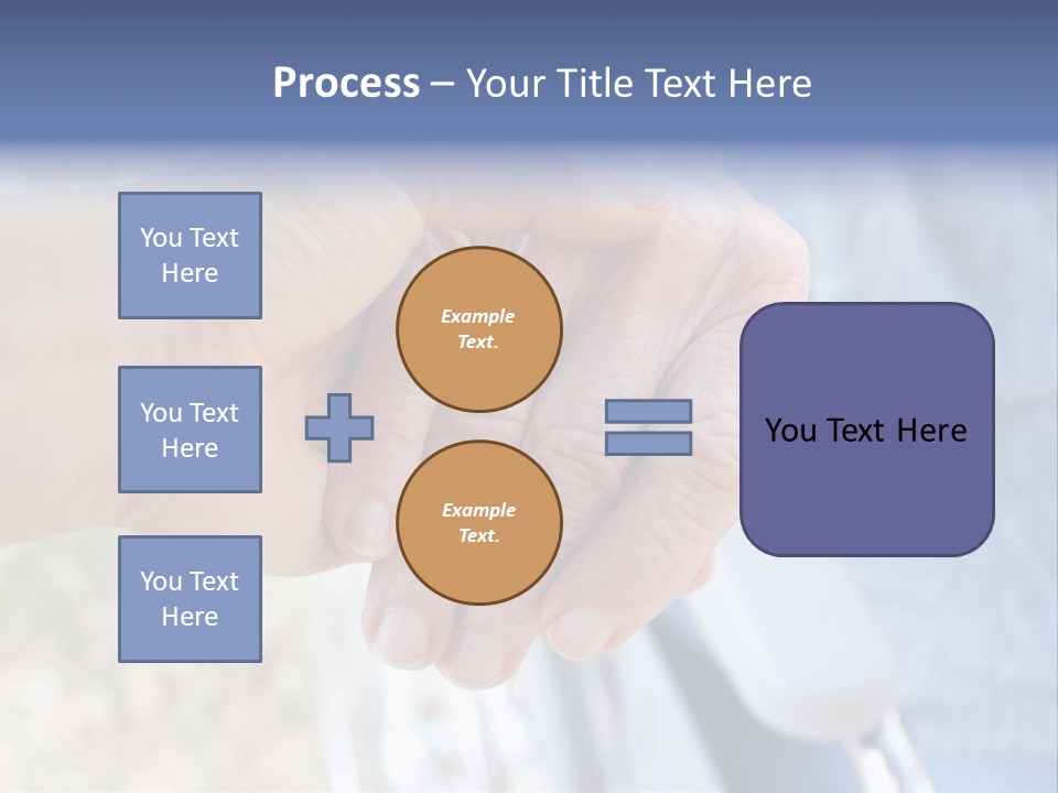 Medical Touching Caregiver PowerPoint Template