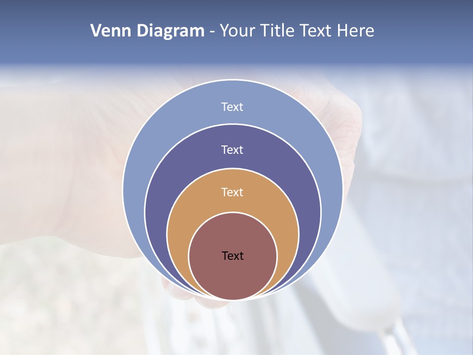 Medical Touching Caregiver PowerPoint Template