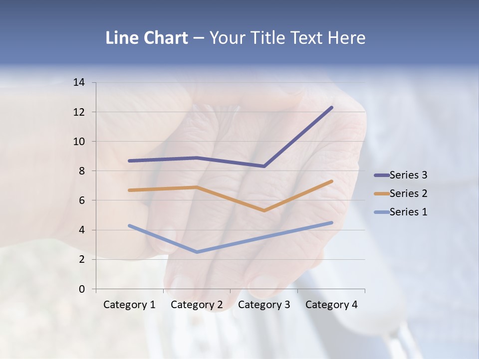 Medical Touching Caregiver PowerPoint Template