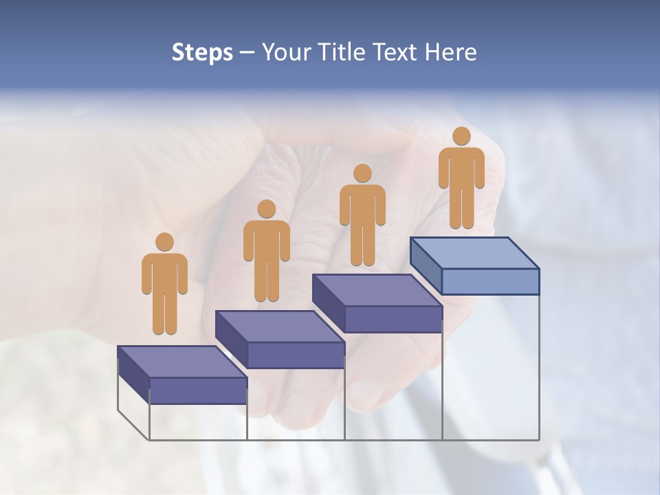 Medical Touching Caregiver PowerPoint Template