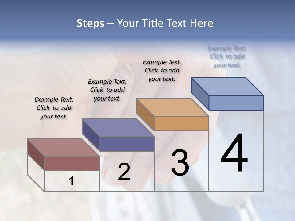 Medical Touching Caregiver PowerPoint Template
