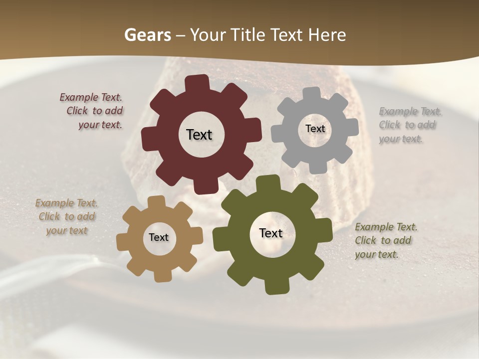 Sorbet Italian Dessert PowerPoint Template