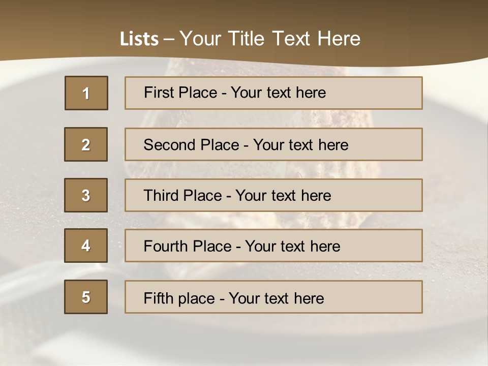 Sorbet Italian Dessert PowerPoint Template