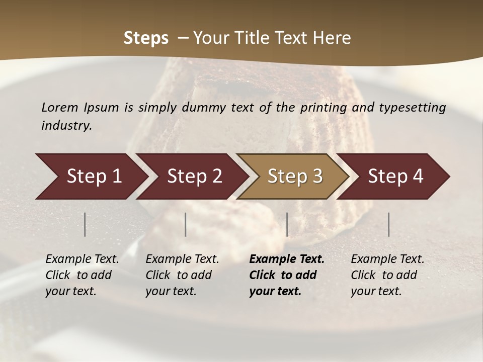 Sorbet Italian Dessert PowerPoint Template