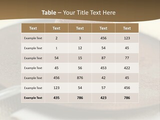 Sorbet Italian Dessert PowerPoint Template