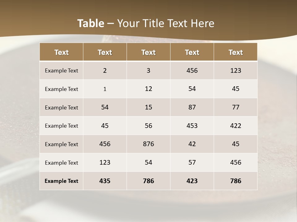 Sorbet Italian Dessert PowerPoint Template