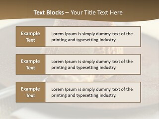Sorbet Italian Dessert PowerPoint Template