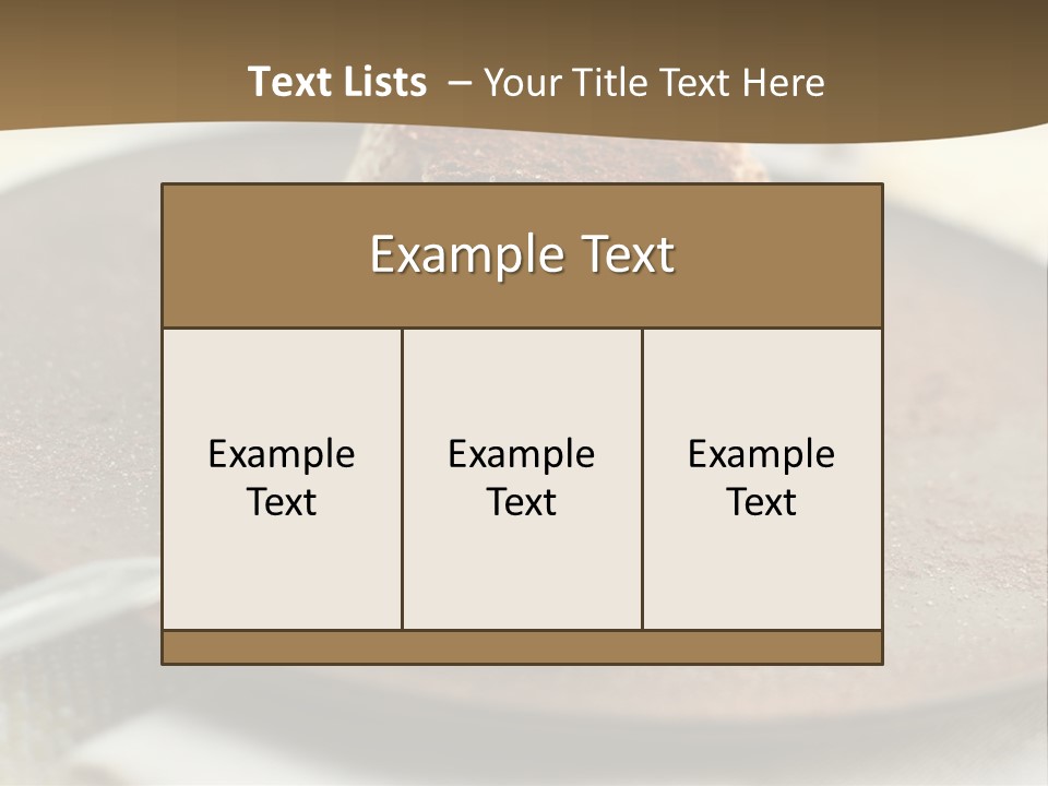 Sorbet Italian Dessert PowerPoint Template