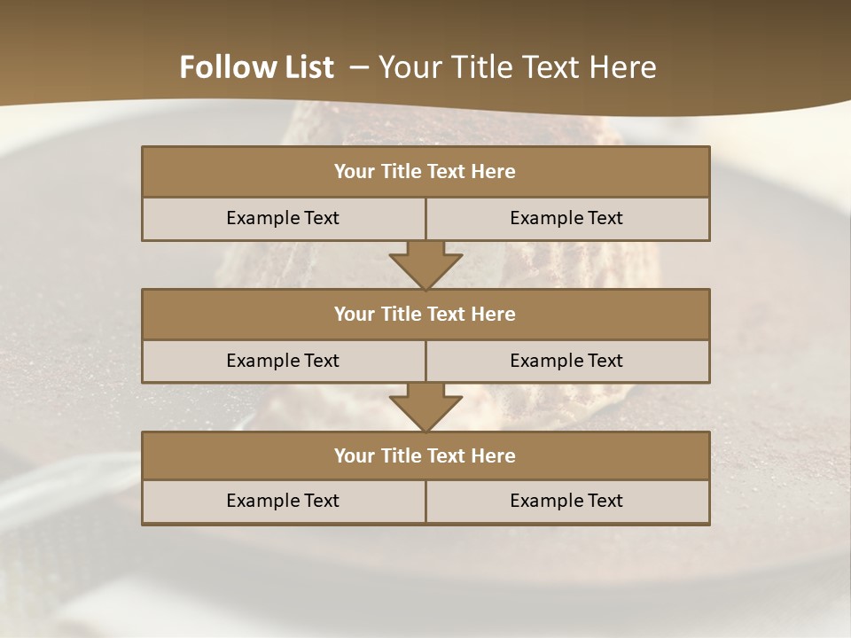 Sorbet Italian Dessert PowerPoint Template