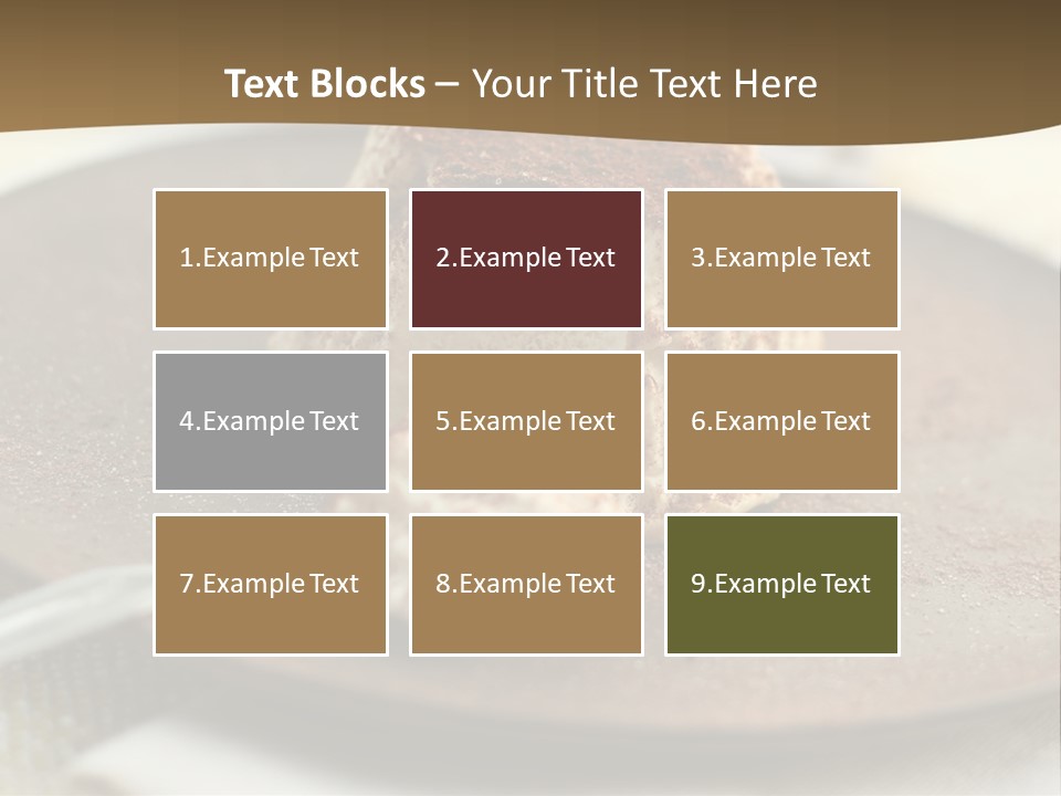 Sorbet Italian Dessert PowerPoint Template