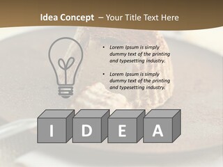 Sorbet Italian Dessert PowerPoint Template