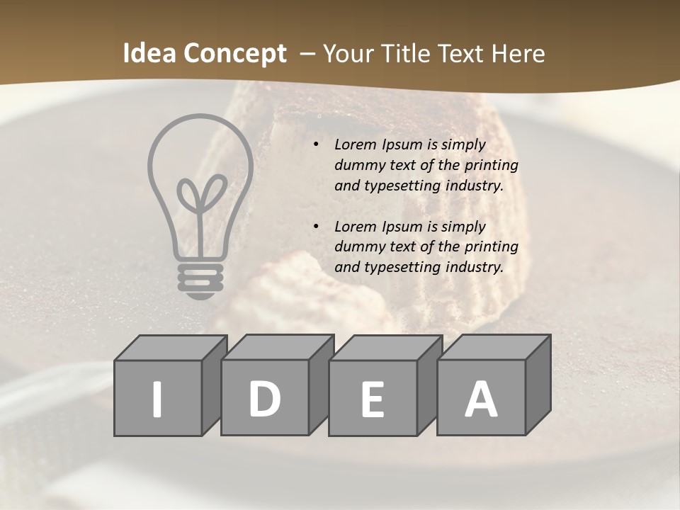 Sorbet Italian Dessert PowerPoint Template