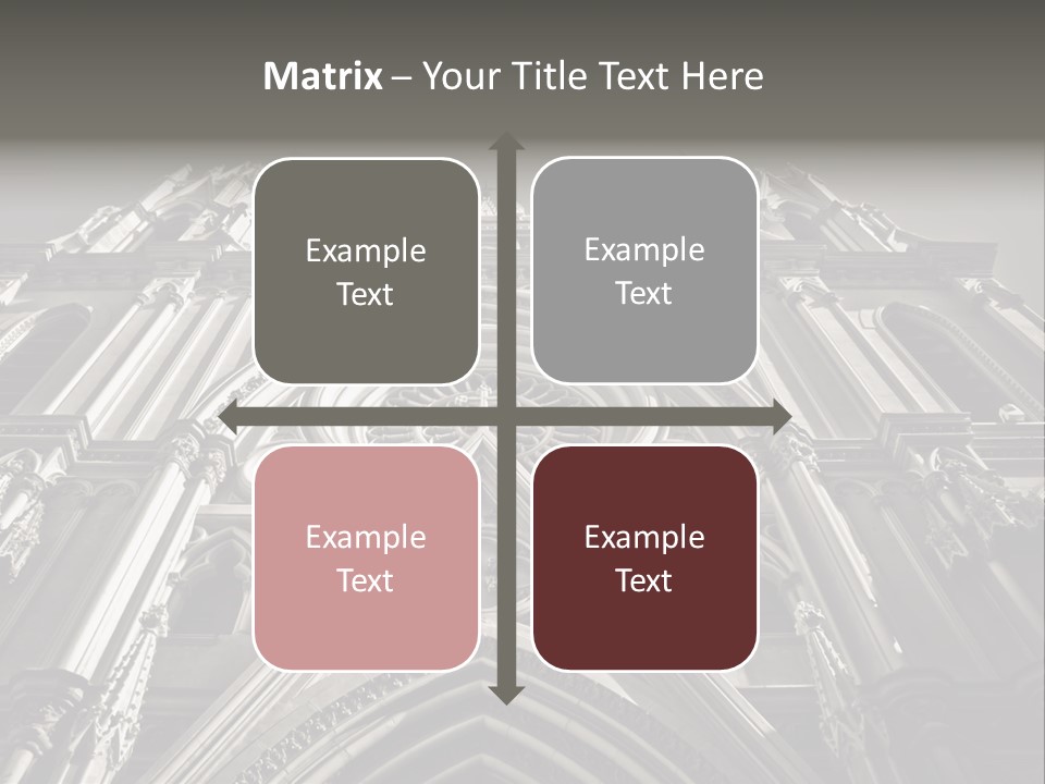 Sky Jesus Interior PowerPoint Template