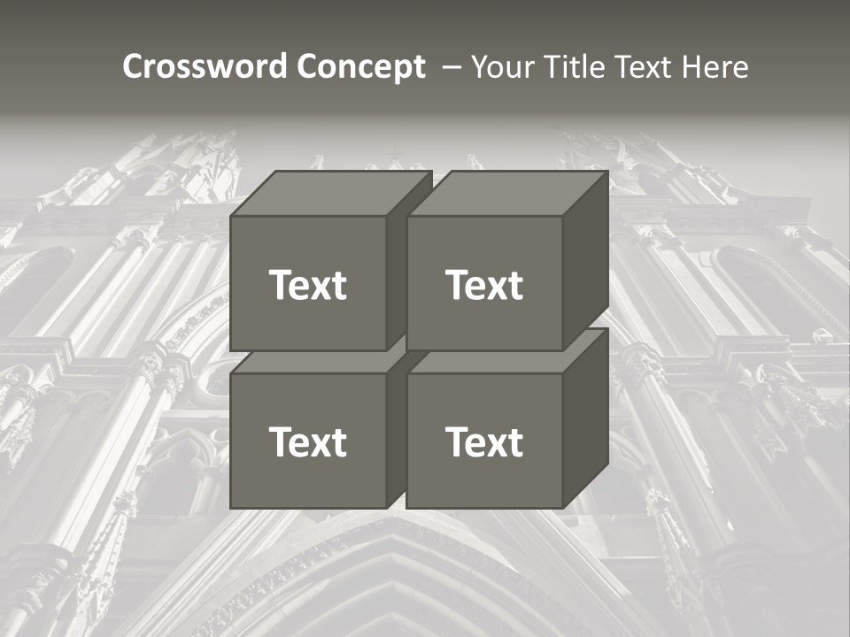 Sky Jesus Interior PowerPoint Template