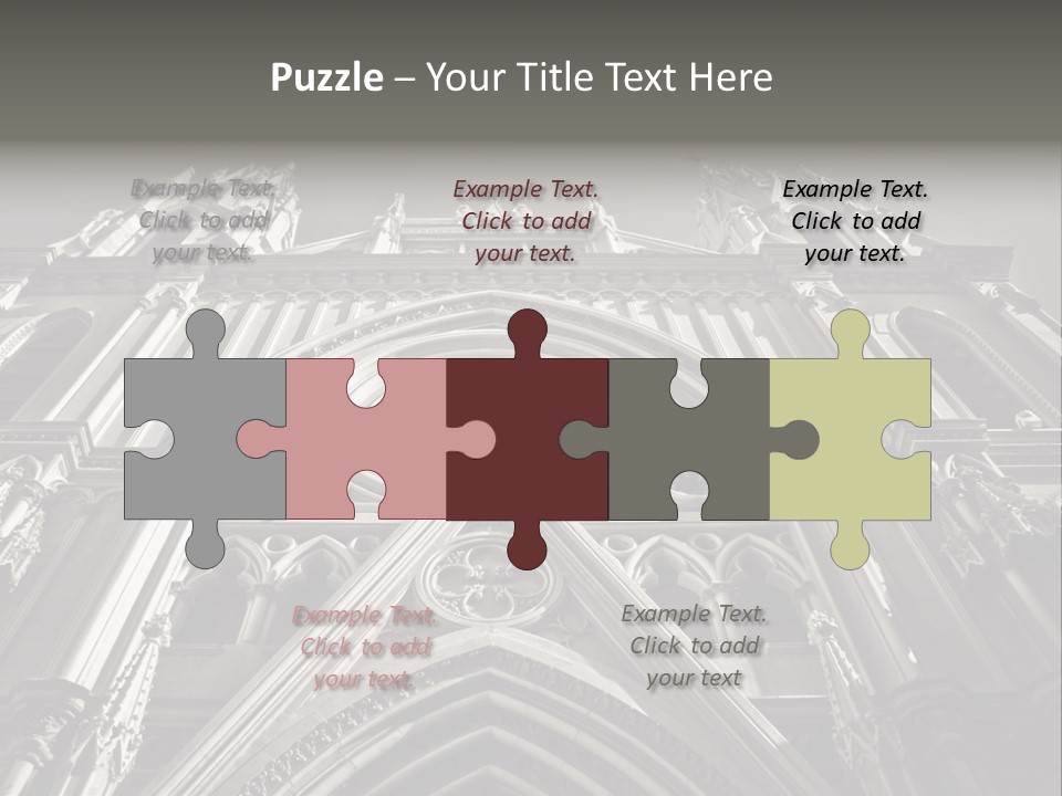 Sky Jesus Interior PowerPoint Template