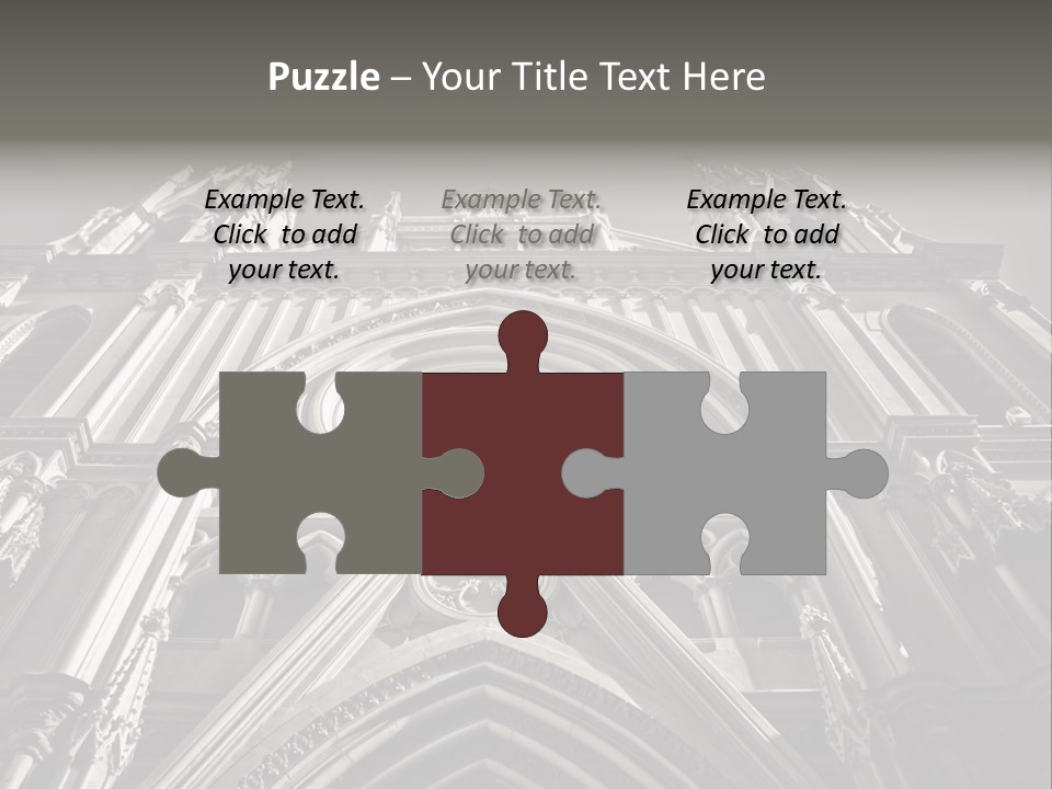 Sky Jesus Interior PowerPoint Template