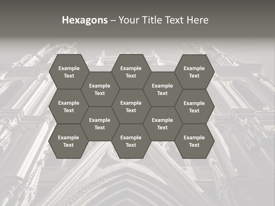 Sky Jesus Interior PowerPoint Template