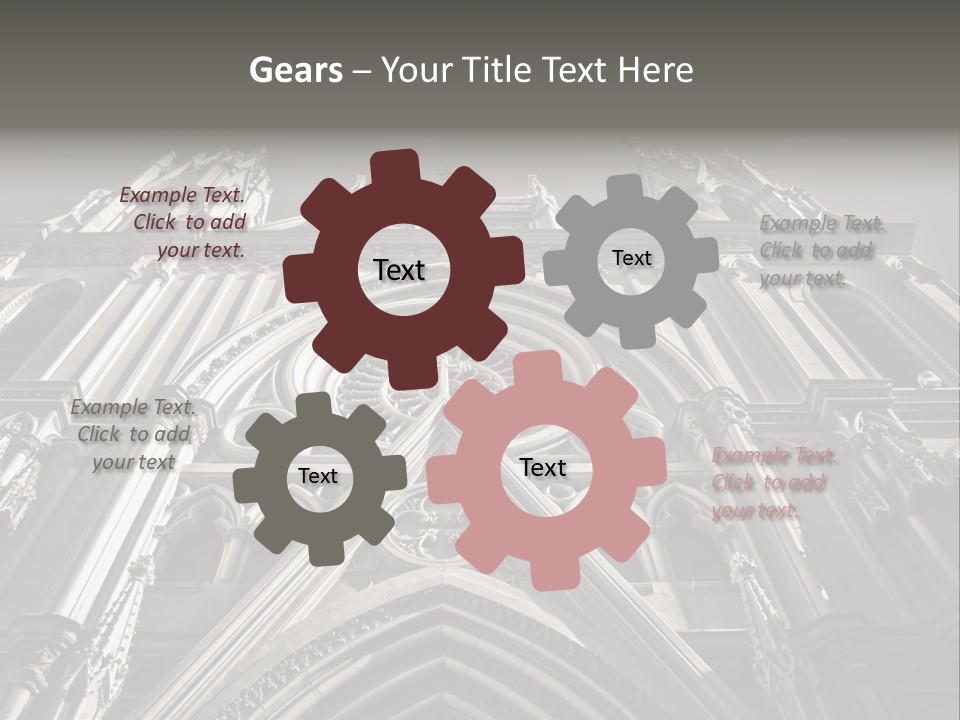 Sky Jesus Interior PowerPoint Template