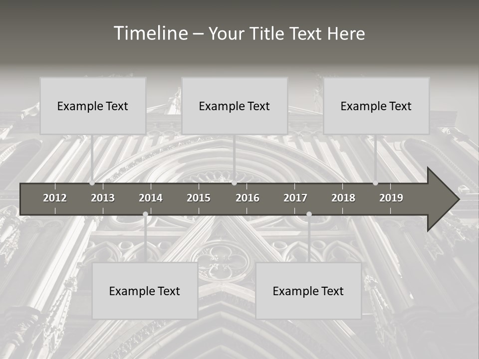 Sky Jesus Interior PowerPoint Template