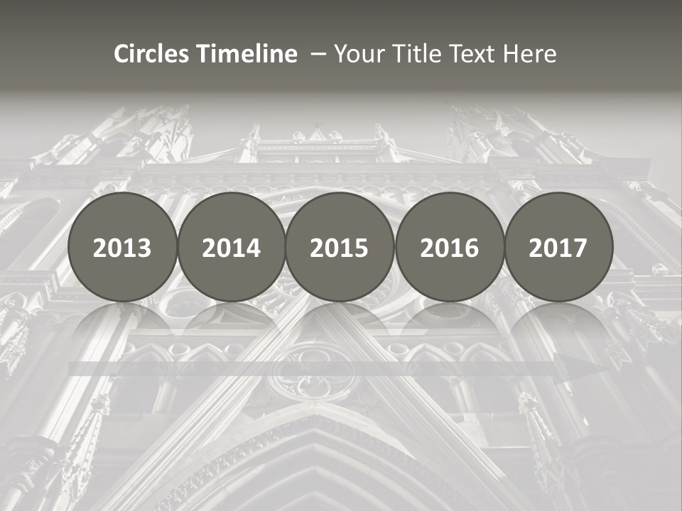 Sky Jesus Interior PowerPoint Template