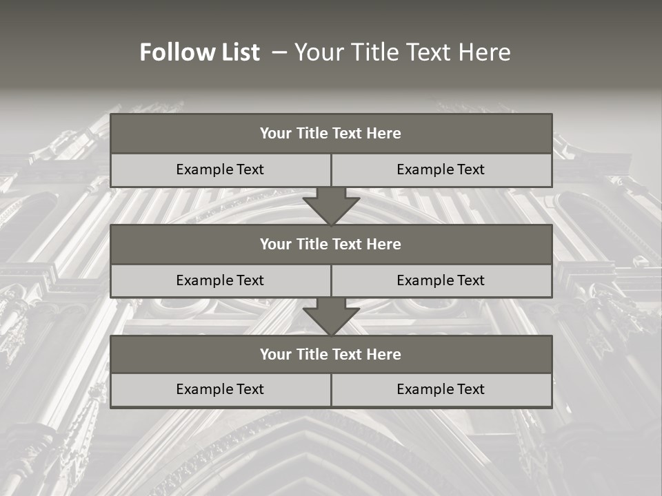 Sky Jesus Interior PowerPoint Template