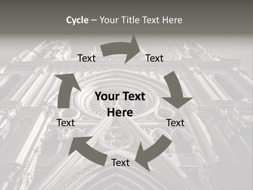 Sky Jesus Interior PowerPoint Template