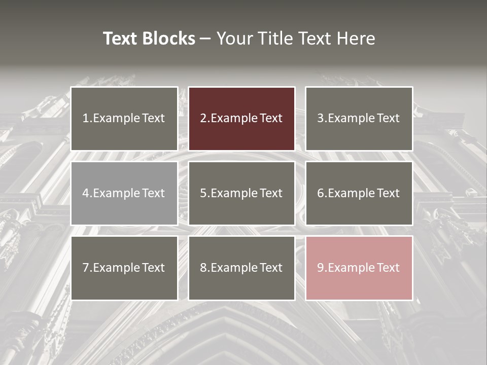 Sky Jesus Interior PowerPoint Template