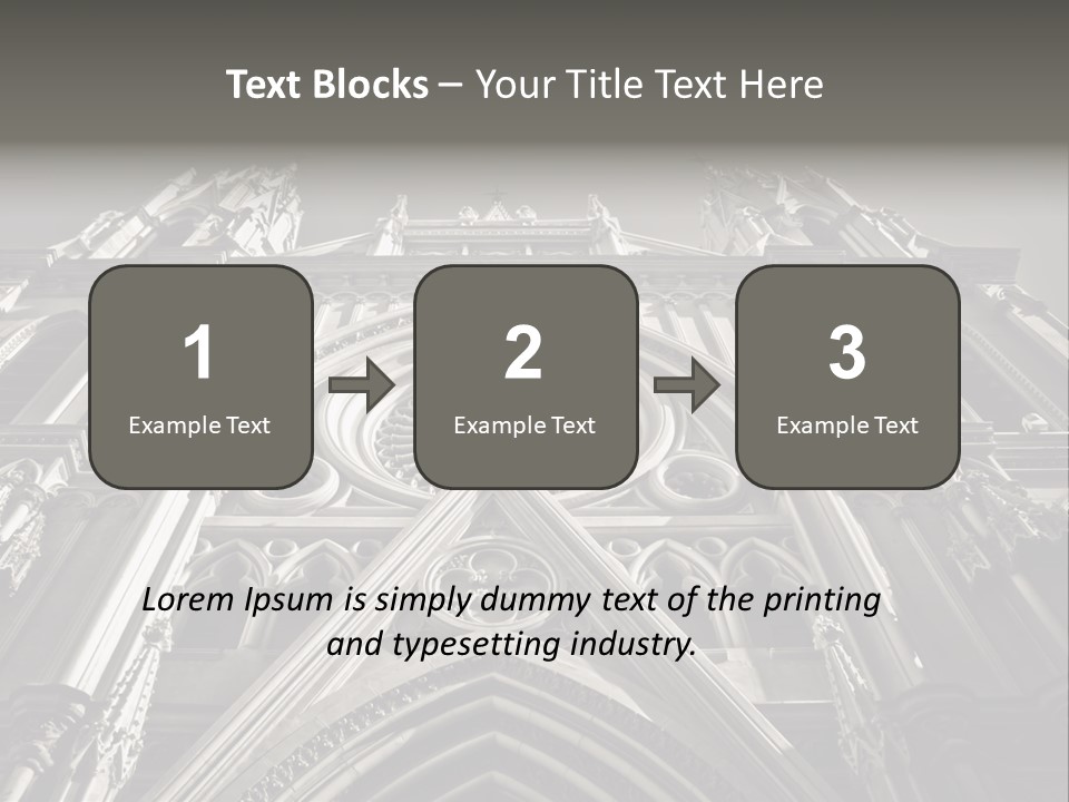 Sky Jesus Interior PowerPoint Template