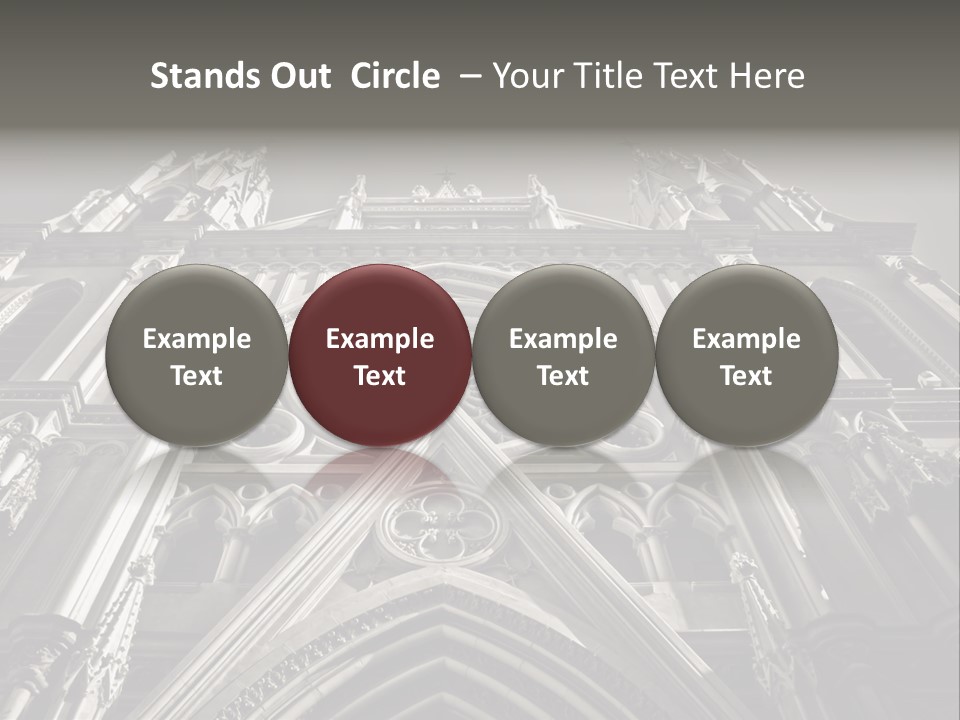 Sky Jesus Interior PowerPoint Template