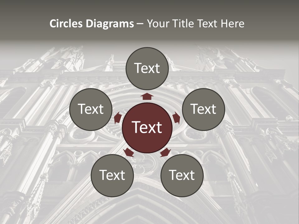 Sky Jesus Interior PowerPoint Template