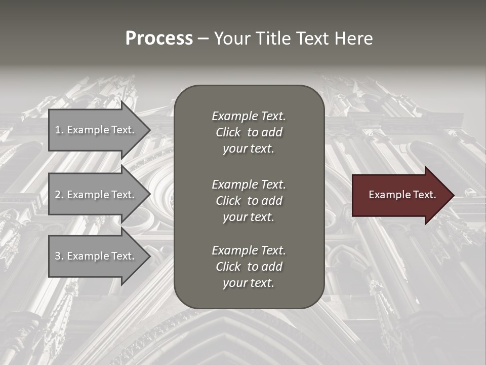 Sky Jesus Interior PowerPoint Template