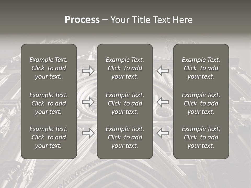Sky Jesus Interior PowerPoint Template