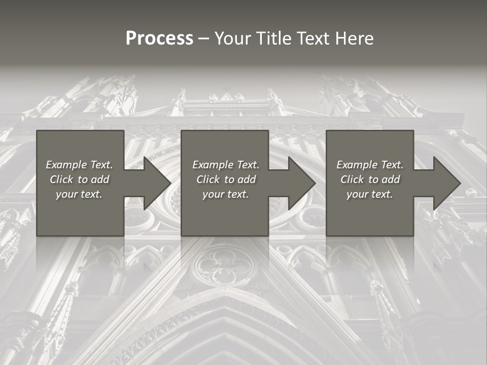 Sky Jesus Interior PowerPoint Template