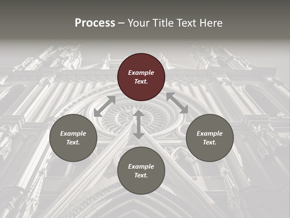 Sky Jesus Interior PowerPoint Template