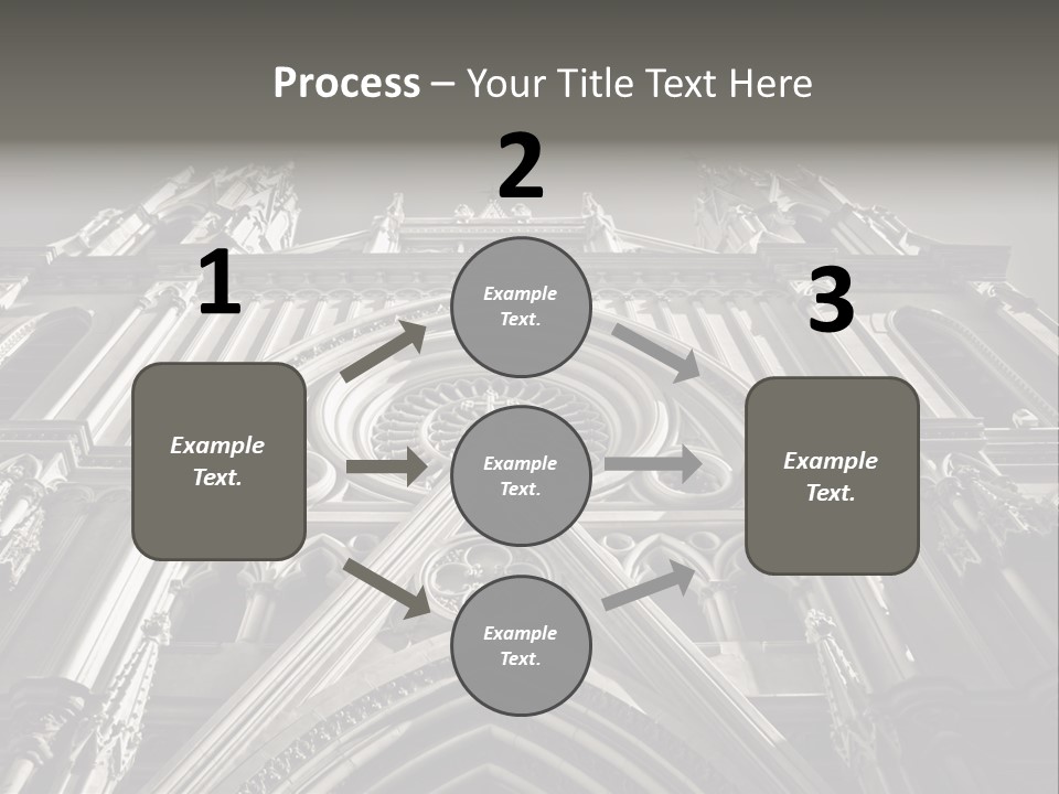 Sky Jesus Interior PowerPoint Template