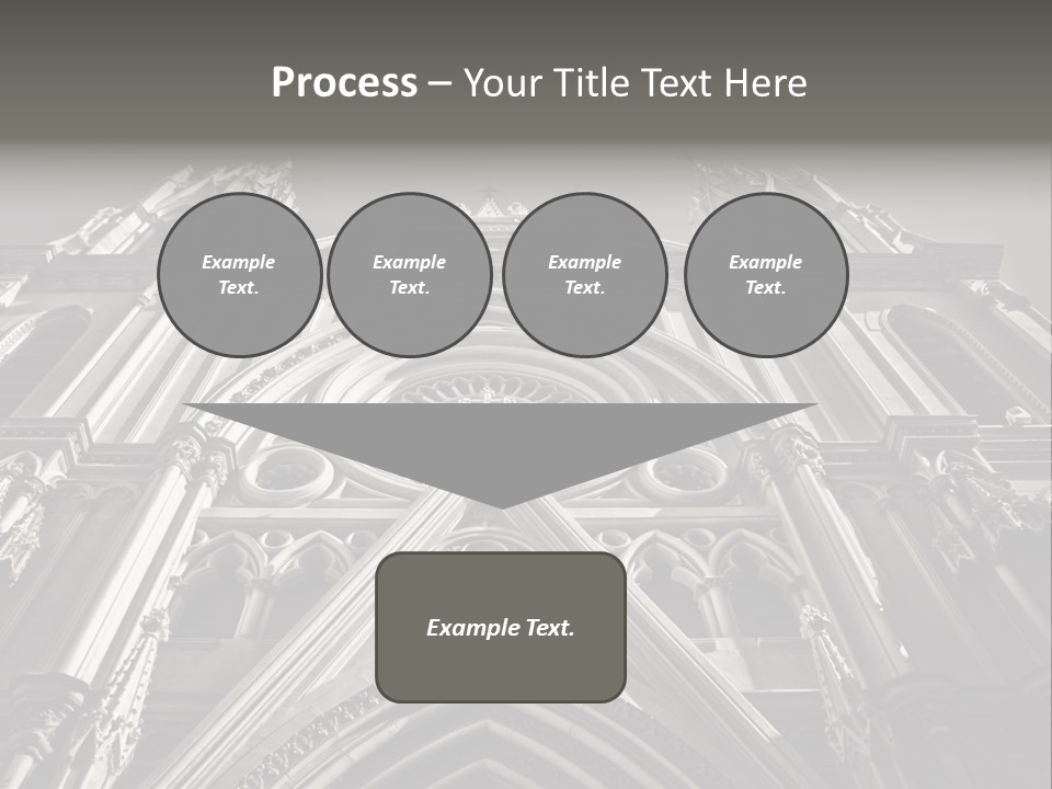 Sky Jesus Interior PowerPoint Template
