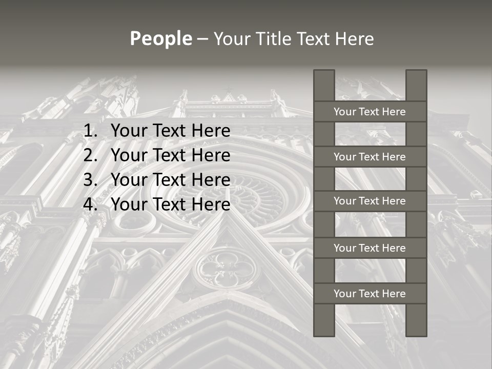 Sky Jesus Interior PowerPoint Template