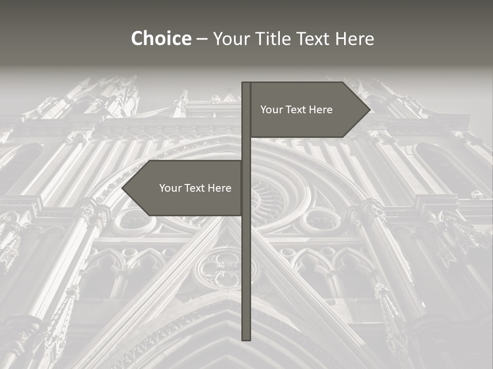 Sky Jesus Interior PowerPoint Template
