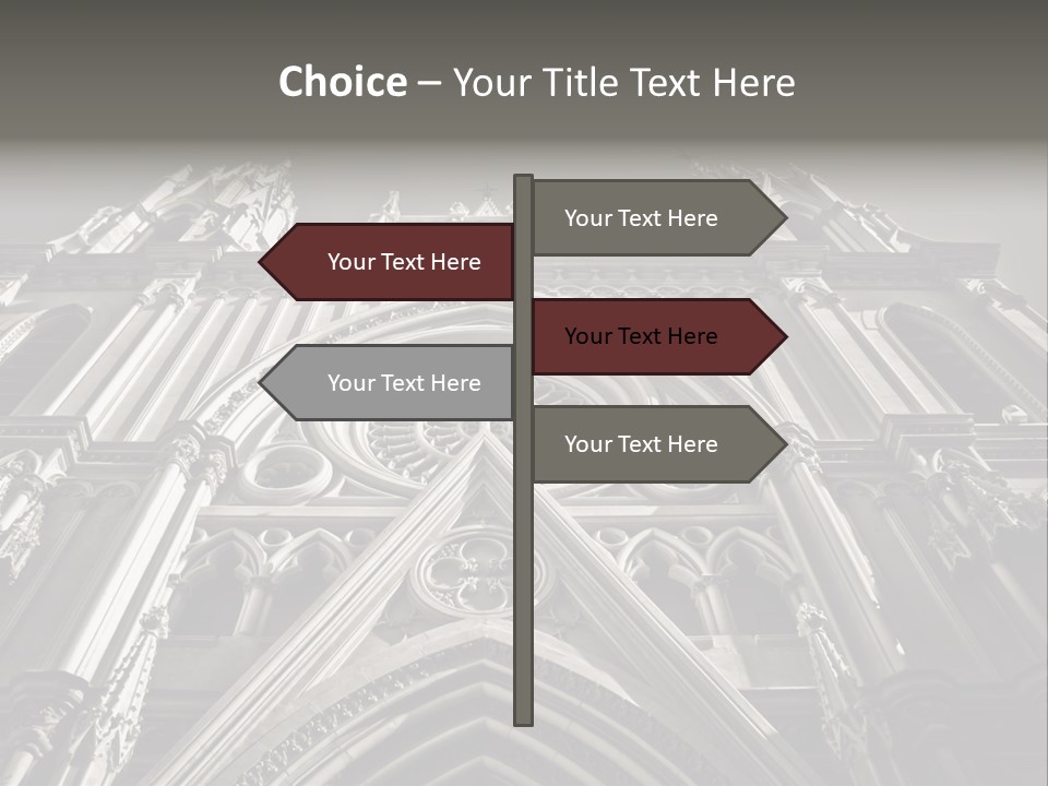 Sky Jesus Interior PowerPoint Template