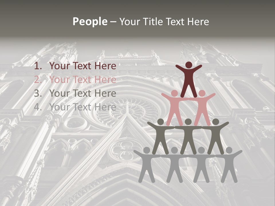 Sky Jesus Interior PowerPoint Template