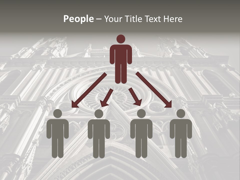 Sky Jesus Interior PowerPoint Template